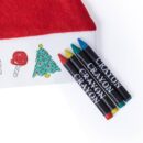 GORRO PAPA NOEL NIÑO PARA COLOREAR