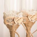 SET 2 COPAS CRISTAL BODA KRAFT