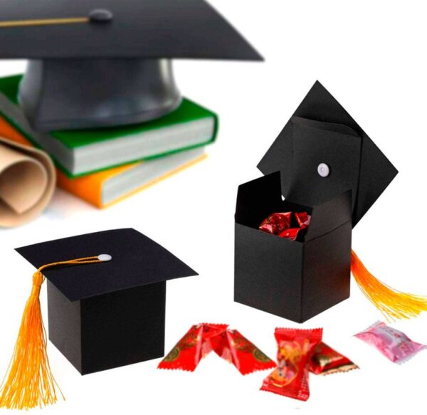 SET 12 CAJITAS GRADUACIÓN DECORACIÓN