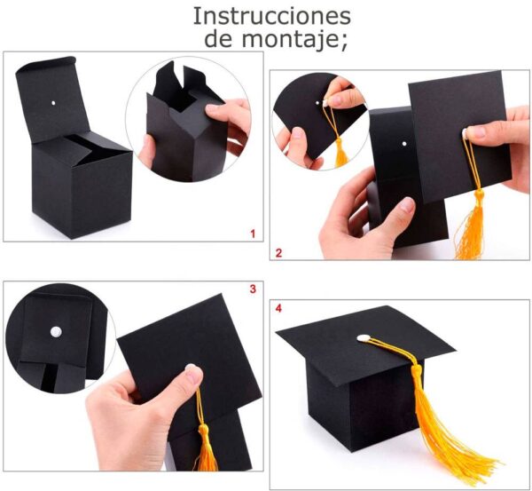 SET 12 CAJITAS GRADUACIÓN DECORACIÓN - Image 6