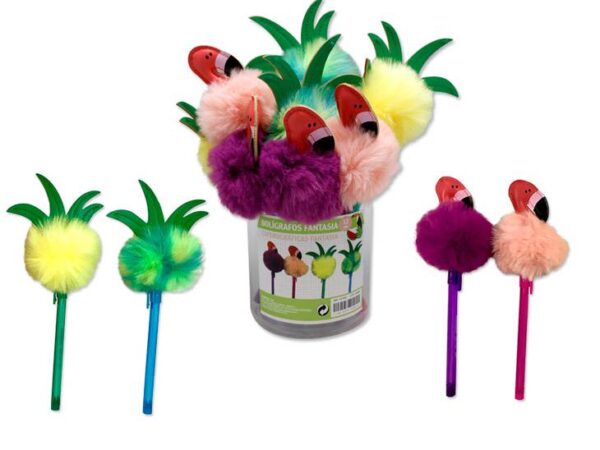 BOLÍGRAFO POMPÓN TROPICAL - Image 3