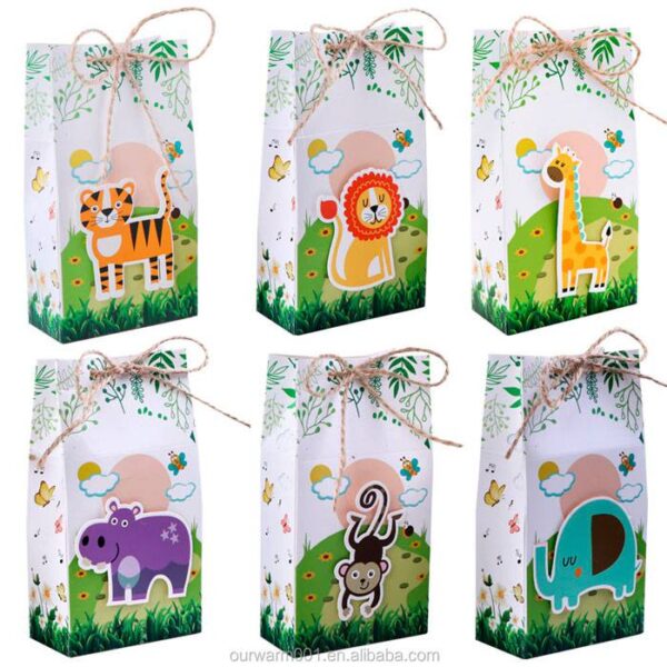 SET 12 CAJAS ANIMALES SELVA - Image 5