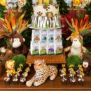 SET 12 CAJAS ANIMALES SELVA