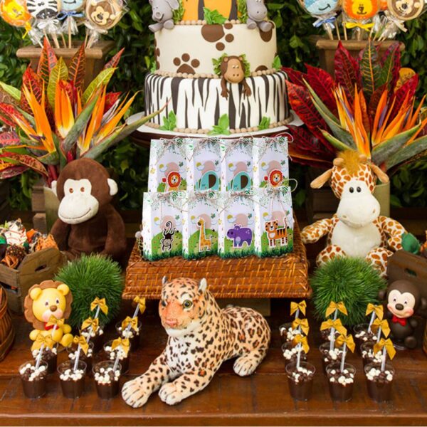 SET 12 CAJAS ANIMALES SELVA - Image 3