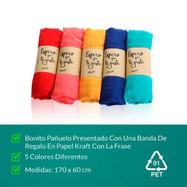 PAÑUELO CON PRESENTACIÓN KRAFT SURTIDO - Image 4