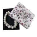 PULSERA PERLAS "WOMAN" EN CAJA DE REGALO