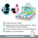 CEPILLO + ESPEJO UNICORNIO