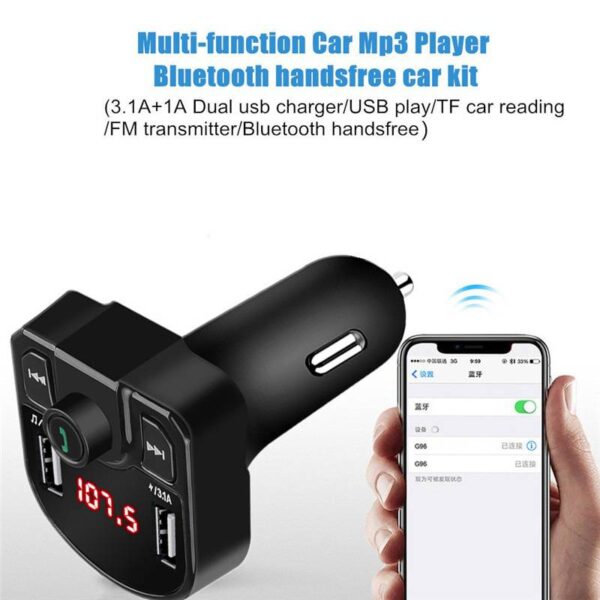 CARGADOR MP3 COCHE MULTIFUNCIÓN BLUETOOTH EN CAJA - Image 9