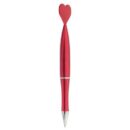 BOLÍGRAFO CORAZÓN METALIZADO ROJO