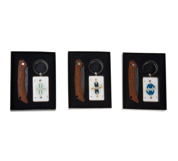 SET NAVAJA + LLAVERO EN ESTUCHE DE REGALO CARTAMEN - Image 3