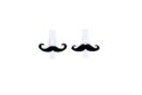 PACK CON 6 PINZAS MADERA MOSTACHOS