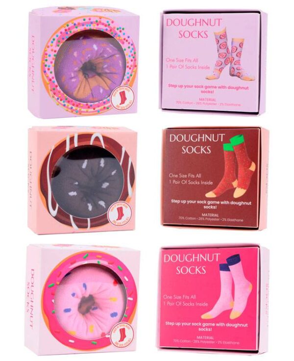 CALCETINES DONUTS EN CAJA DE REGALO - Image 3