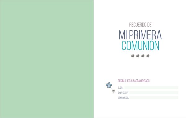 MI PRIMERA COMUNION LIBRO FOTOS Y RECUERDOS NIÑO - Image 4