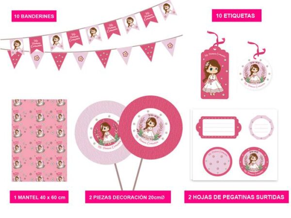 SET CANDY-BAR PRIMERA COMUNIÓN NIÑA