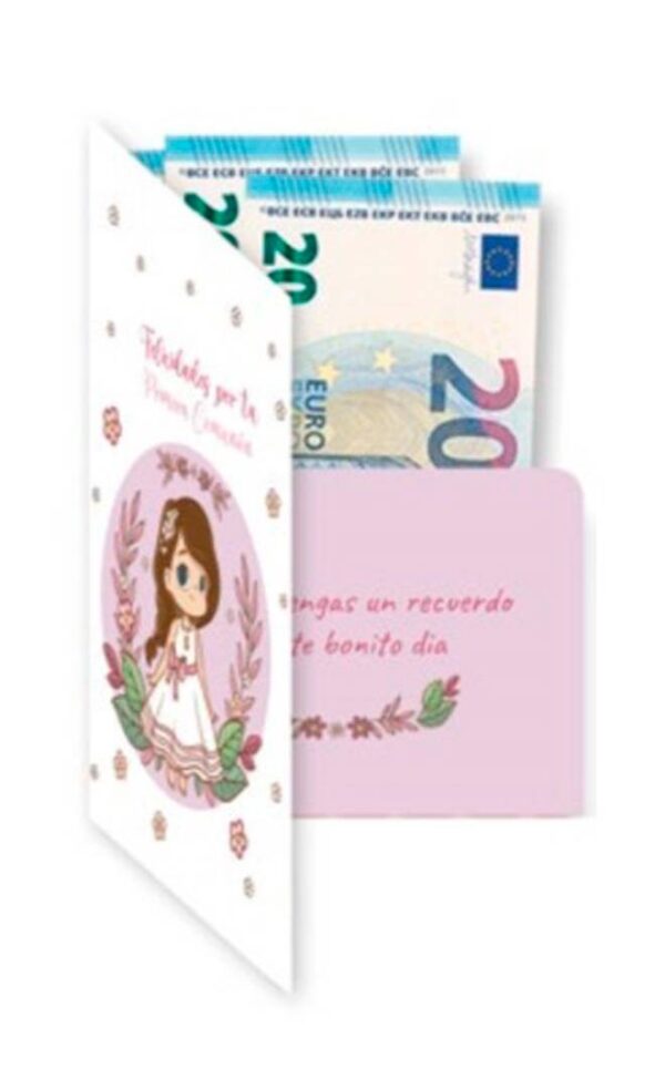 SOBRE PARA DINERO COMUNIÓN NIÑA