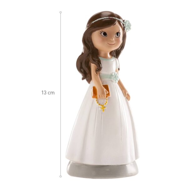 FIGURA TARTA COMUNIÓN NIÑA ACCESORIOS 13 CM - Image 3