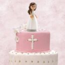 FIGURA TARTA COMUNIÓN NIÑA ACCESORIOS 13 CM