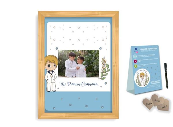 (TARA) CUADRO DE INVITADOS PRIMERA COMUNION NIÑO