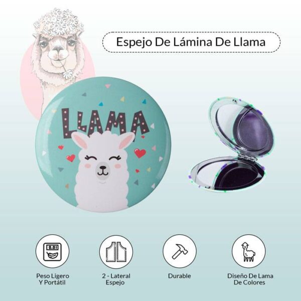 OFERTA! LOTE DE 500 ESPEJOS CHAPA LLAMA