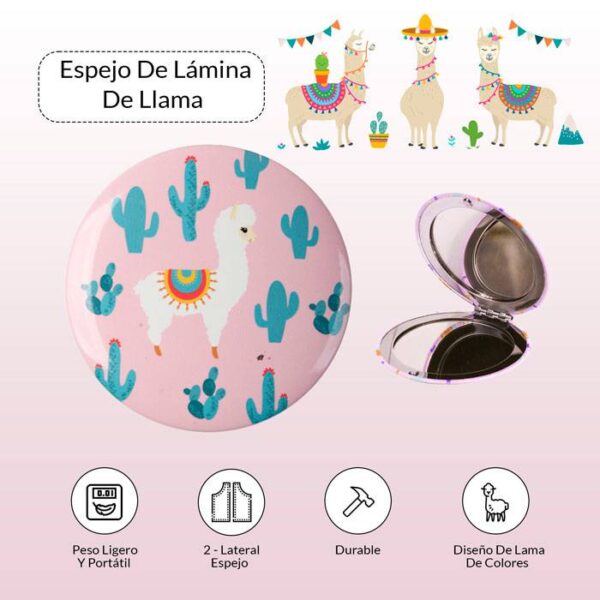 OFERTA! LOTE DE 500 ESPEJOS CHAPA LLAMA - Image 6