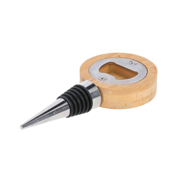 TAPÓN ABRIDOR MADERA BAMBOO CÍRCULO