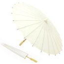 PARASOL PAPEL BAMBÚ MARFIL