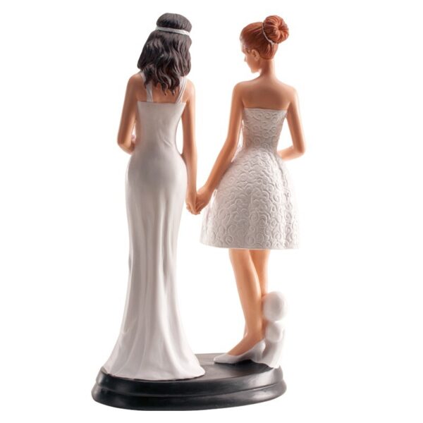 FIGURA PASTEL CHICAS NOVIAS LESBIANAS - Image 3