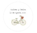 LOTE 24 PEGATINAS REDONDAS PERSONALIZABLES