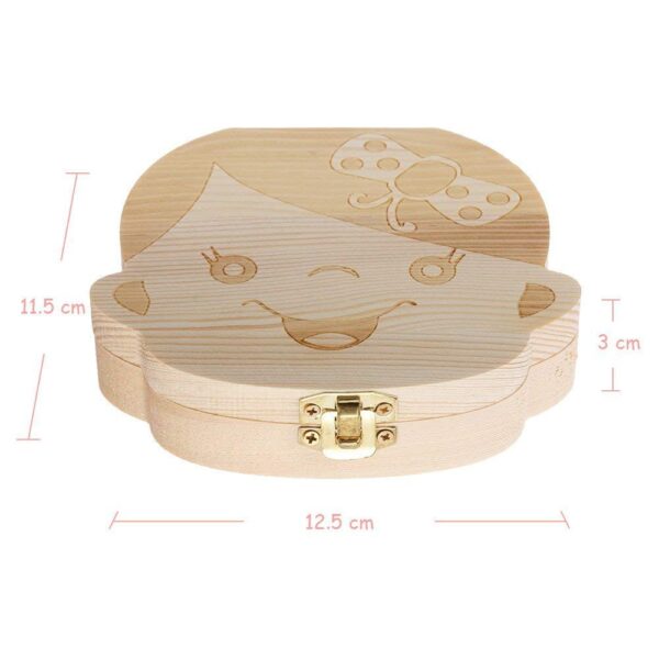 CAJITA DE MADERA PARA GUARDAR DIENTES DE LECHE - Image 6