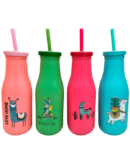 BOTELLA CRISTAL LLAMAS