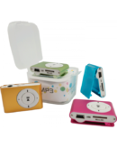 MP3 PLAYER CLIP + AURICULARES + CABLE USB EN CAJA