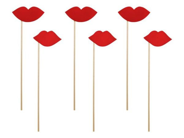 PACK DE 6 LABIOS ROJOS - Image 3