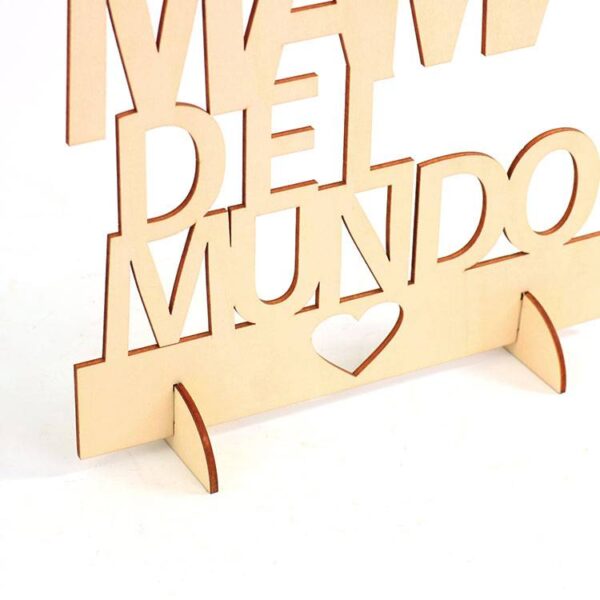 CARTEL MADERA "LA MEJOR MAMÁ DEL MUNDO" - Image 5
