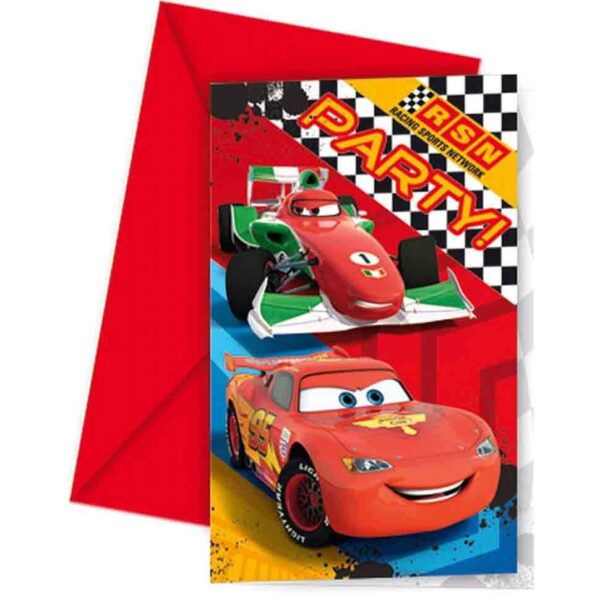 LOTE CUMPLEAÑOS DISNEY CARS 4 PIEZAS +1 DE REGALO - Image 5