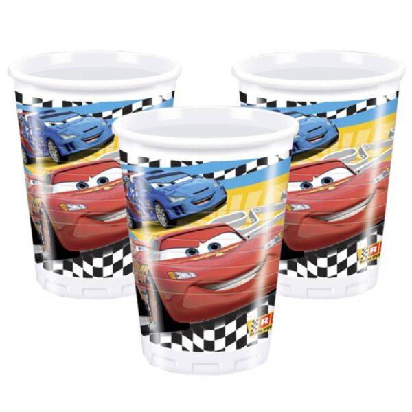 LOTE CUMPLEAÑOS DISNEY CARS 4 PIEZAS +1 DE REGALO - Image 4