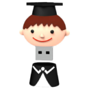 MEMORIA USB GRADUACIÓN NIÑO BIRRETE 8GB