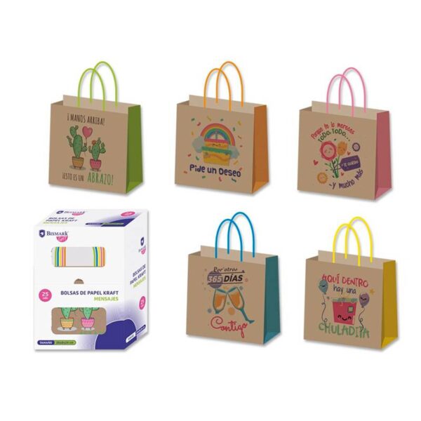 BOLSA KRAFT MENSAJES