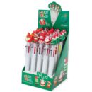 DISPLAY CON 25 BOLÍGRAFOS NAVIDEÑOS MULTICOLOR