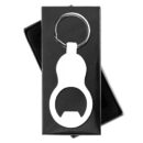 LLAVERO ABREBOTELLAS ALUMINIO EN CAJA BLANCO