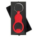 LLAVERO ABREBOTELLAS ALUMINIO EN CAJA ROJO